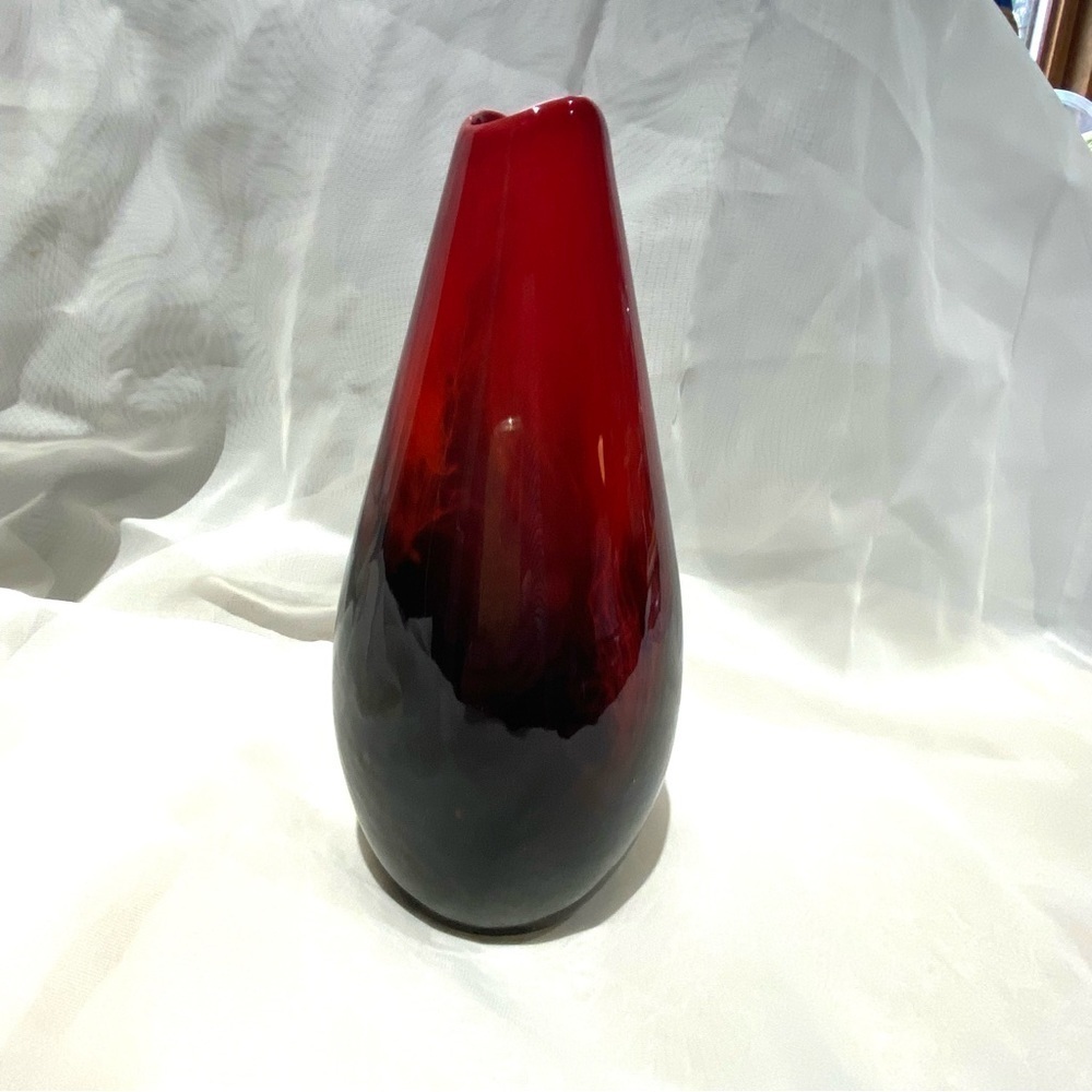 Vintage Circa 1930 Royal Doulton Flambe Veined Bud Vase 1613 - Picture 7 of 8